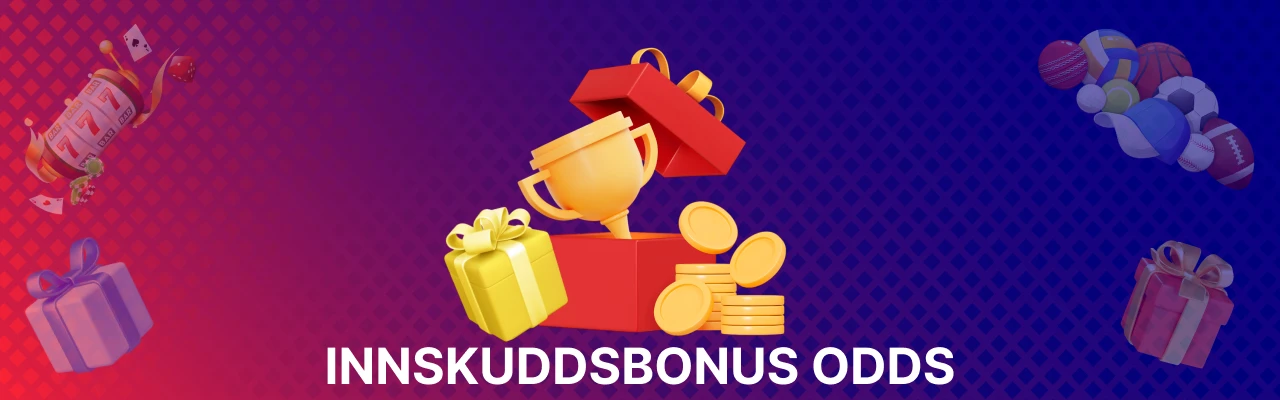 Innskuddsbonus odds for online casino