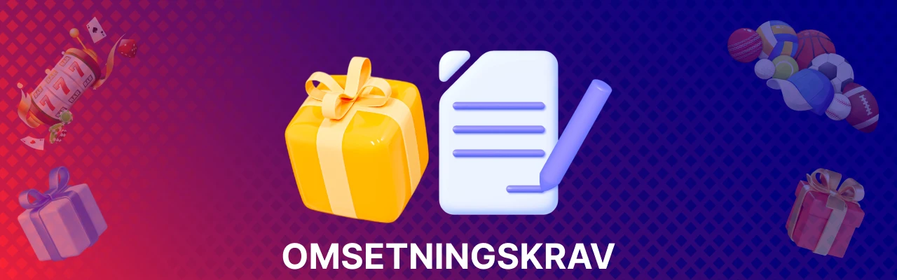 Omsetningskrav for velkomstbonuser