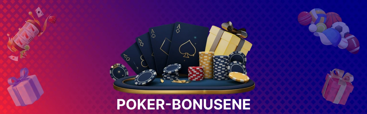 Beste live poker bonusene