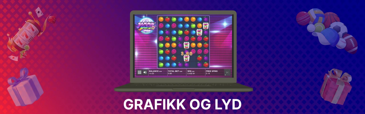 Grafikk og lyd hos jammin jars