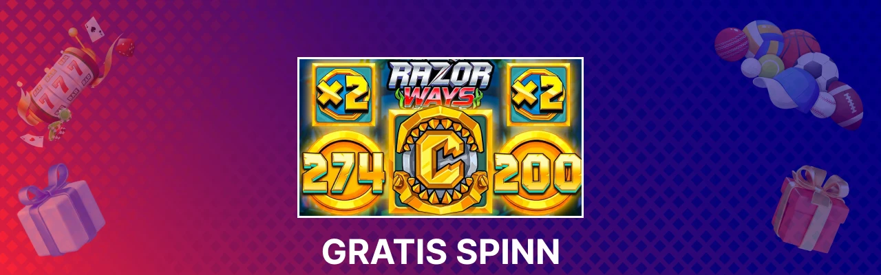 Spilleautomaten razor returns bonuser