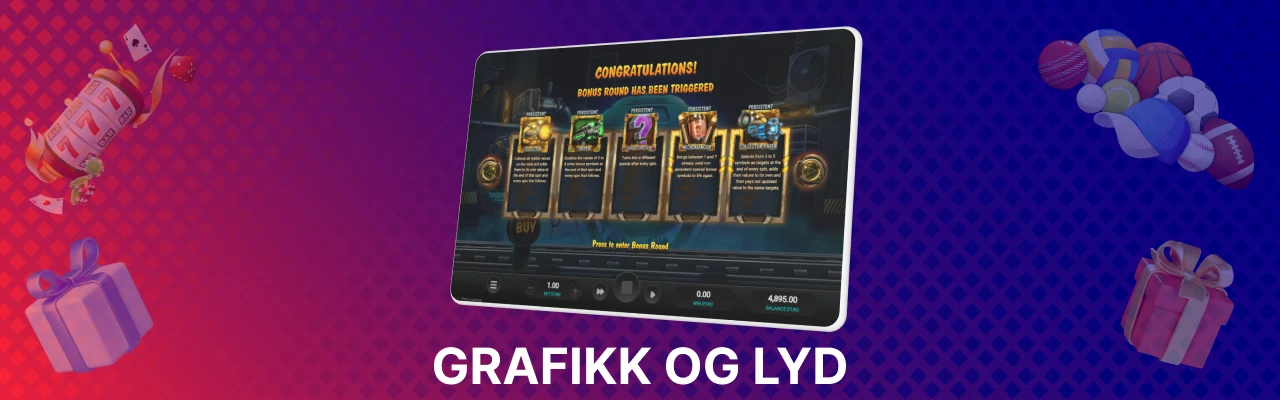 Grafikk og lyd hos money train 3