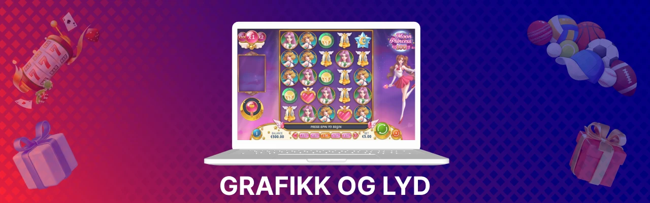 Grafikk og lyd hos moon princess 100