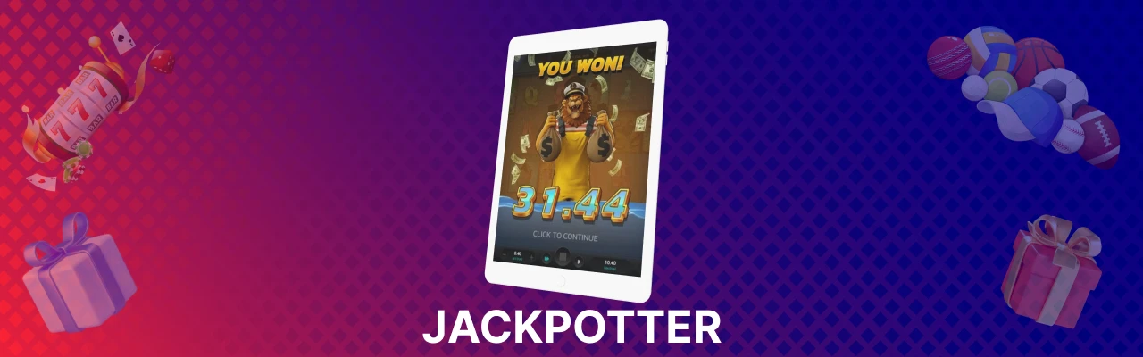 Jackpotter i net gains