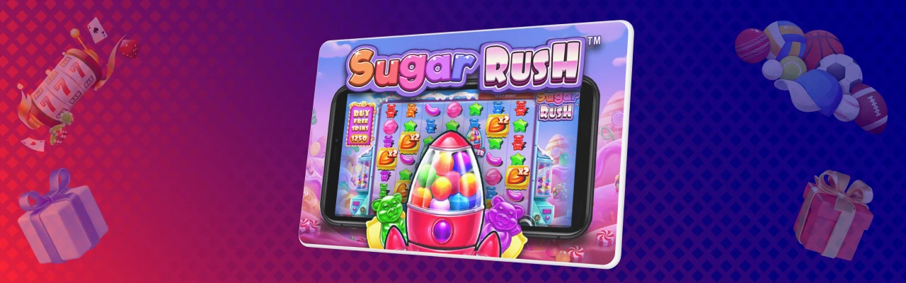 Spille spilleautomaten sugar rush