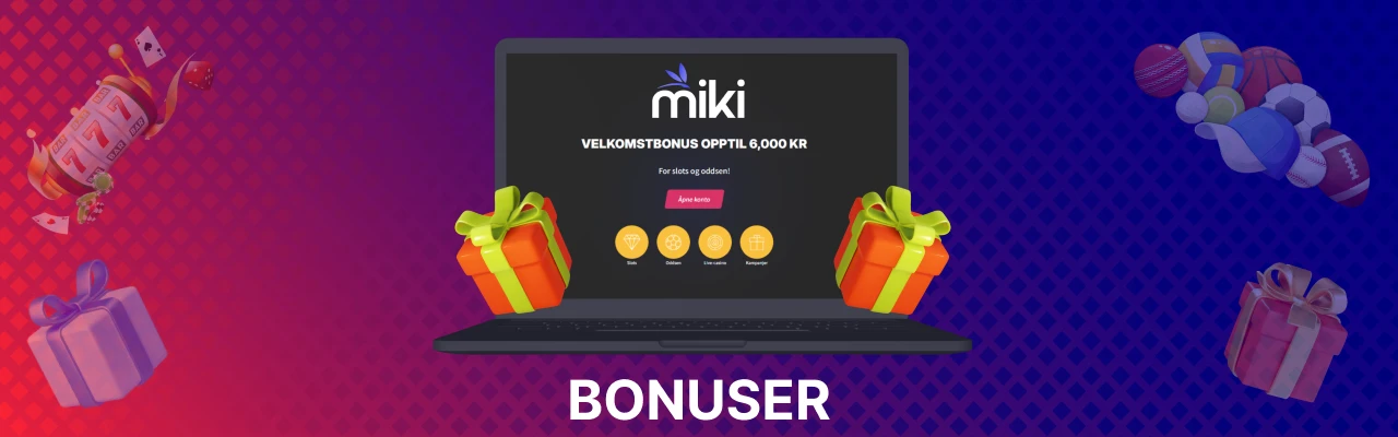 Miki casino norge bonuser