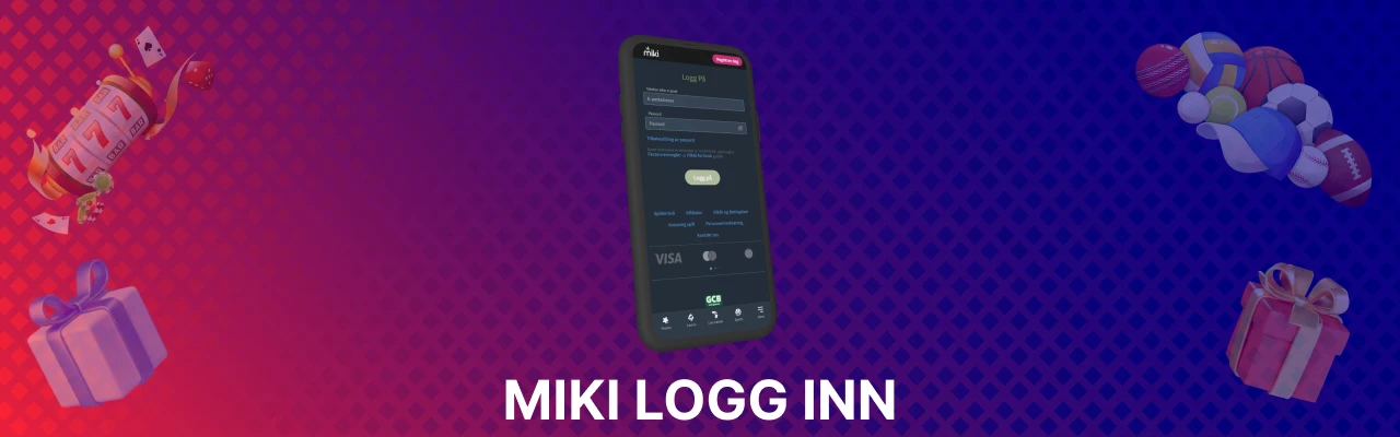Miki logg inn i norge