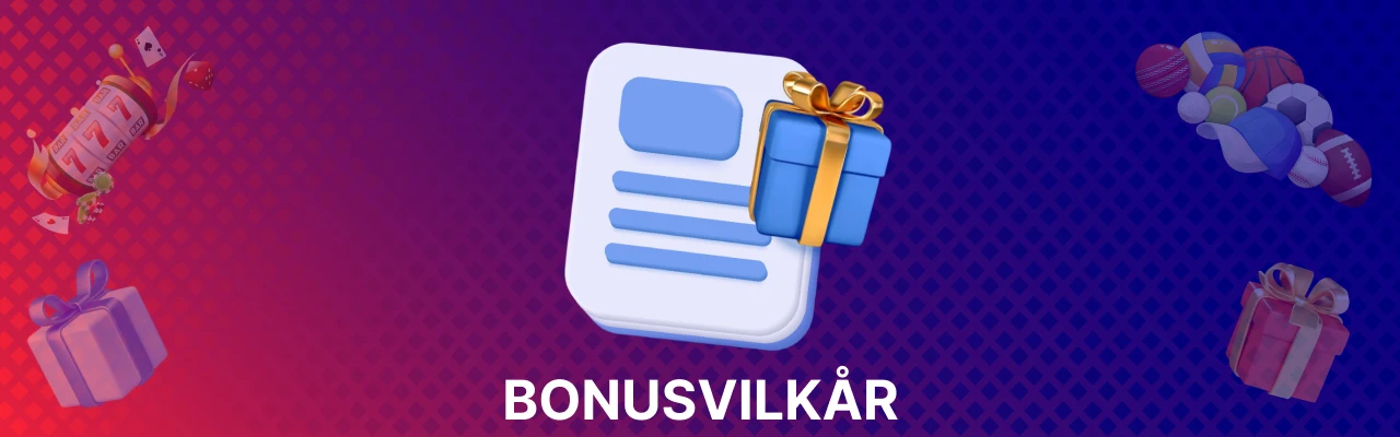 Bonusvilkar og betingelser