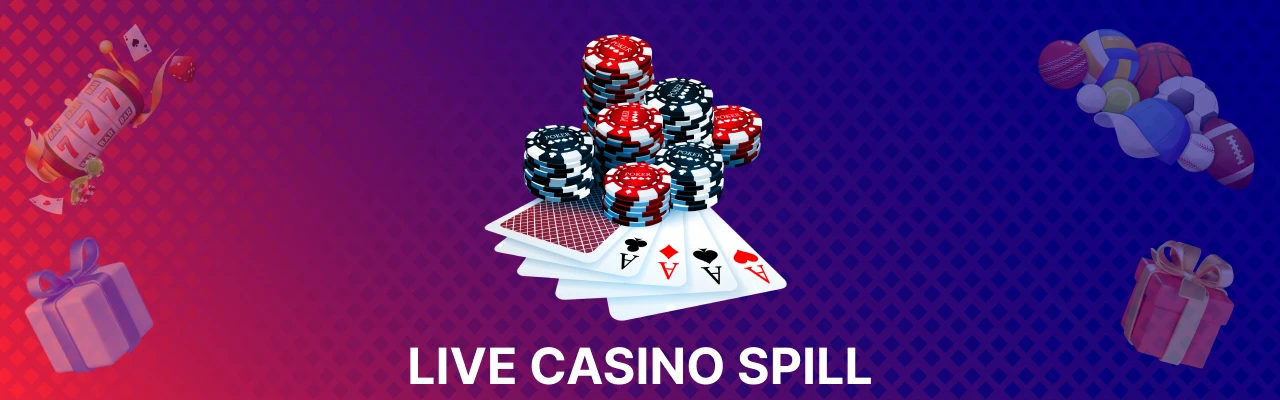 Live casino spill