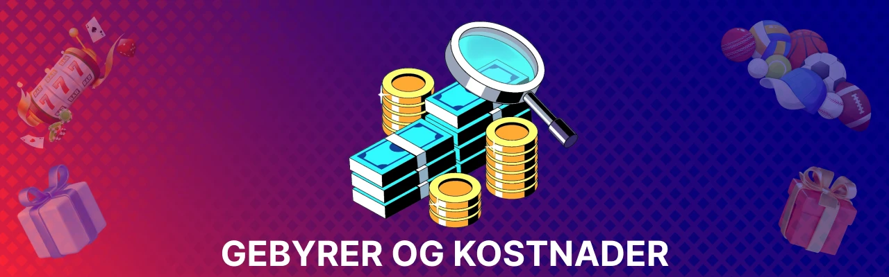 Gebyrer og kostnader hos betalingsmetoder